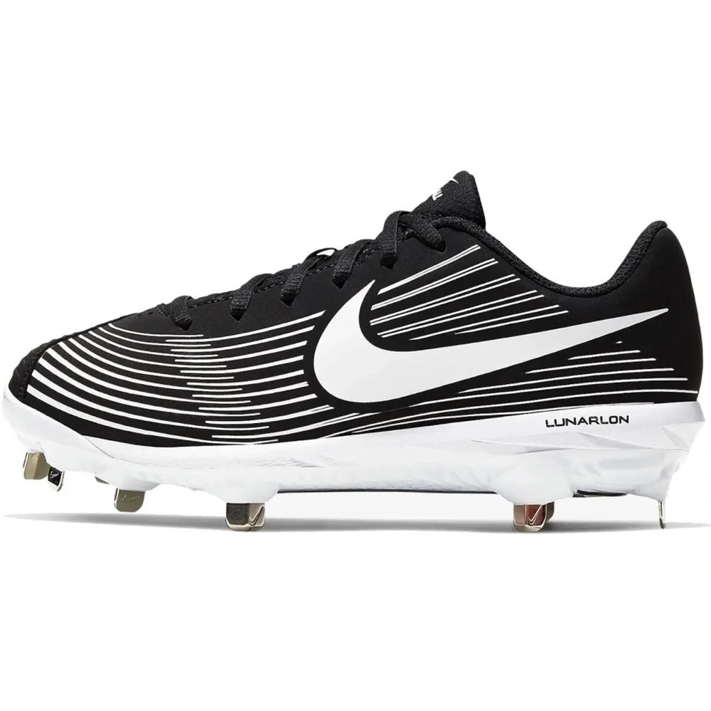 Nike New Lunarlon Hyper diamond 3 Varsity Black/White Size 10 softball NWT